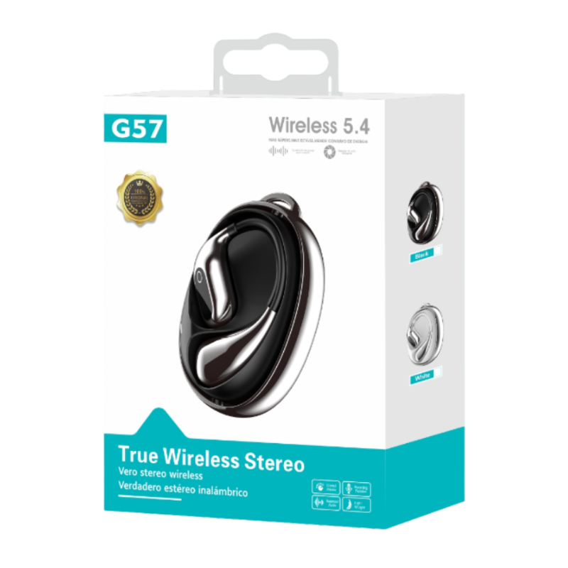 Écouteurs Sans Fil G57 – True Wireless Stereo (Bluetooth 5.4)
