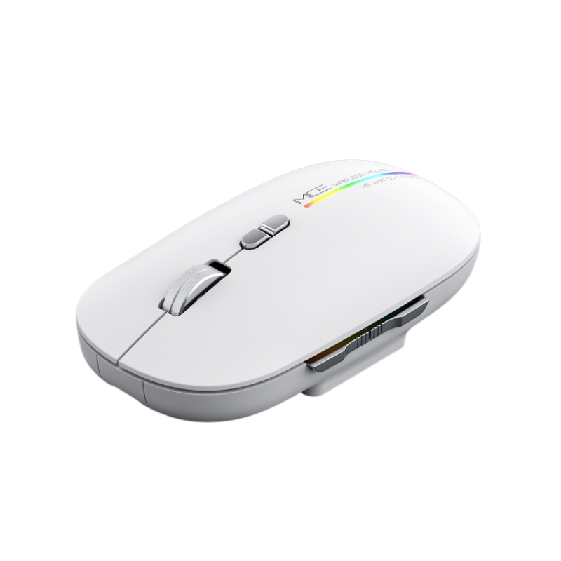 G901 Silent Rechargeable 2.4G/Bluetooth Wireless Mouse with RGB backlit