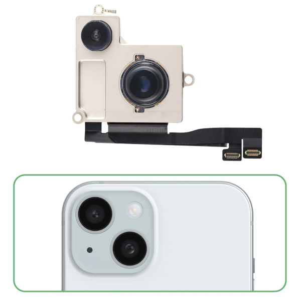 Caméra arrière pour iPhone 15